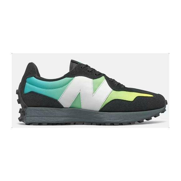 New Balance 327 Low Mens Casual Lifestyle Shoes Green Black MS327SA NEW Multi Sz - Picture 2 of 5